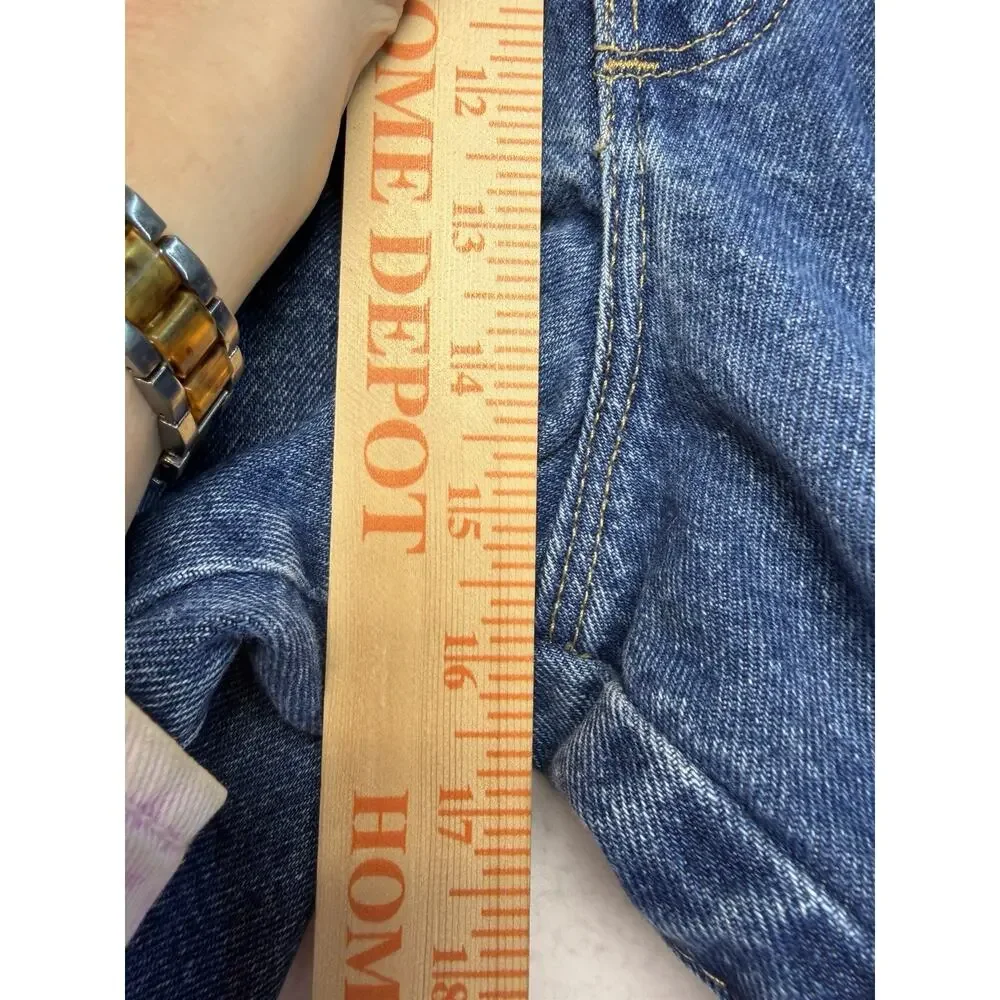 Wrangler Riggs Workwear Jeans Mens 50X30 Blue Denim Relaxed Carpenter Streetwear